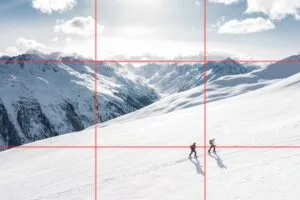 composición fotográfica ejemplo tres tercios