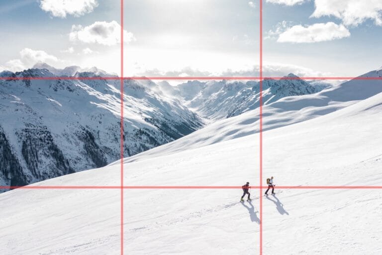 composición fotográfica ejemplo tres tercios