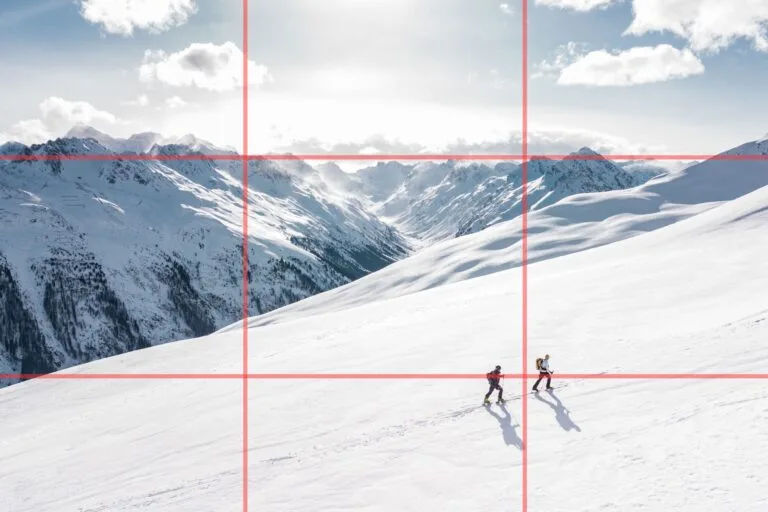 composición fotográfica ejemplo tres tercios